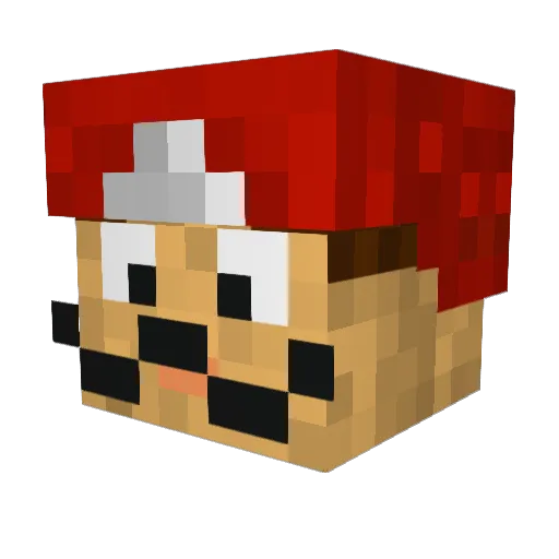 goodwin87 Minecraft avatar head, 3D render