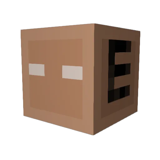 goody4u Minecraft avatar head, 3D render