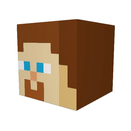 goodyers Minecraft avatar head, 3D render