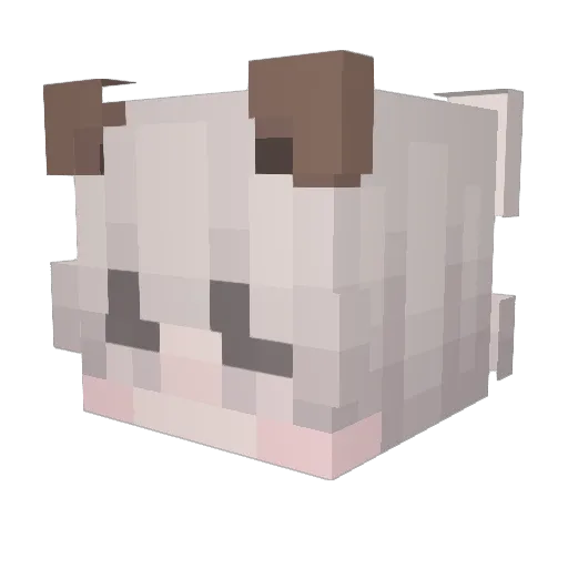 goof320 Minecraft avatar head, 3D render