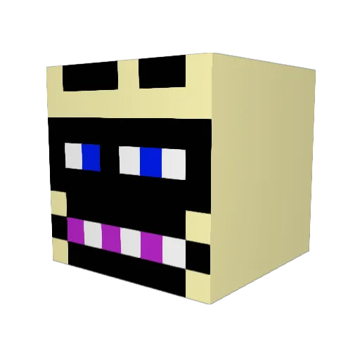 goofgod Minecraft avatar head, 3D render