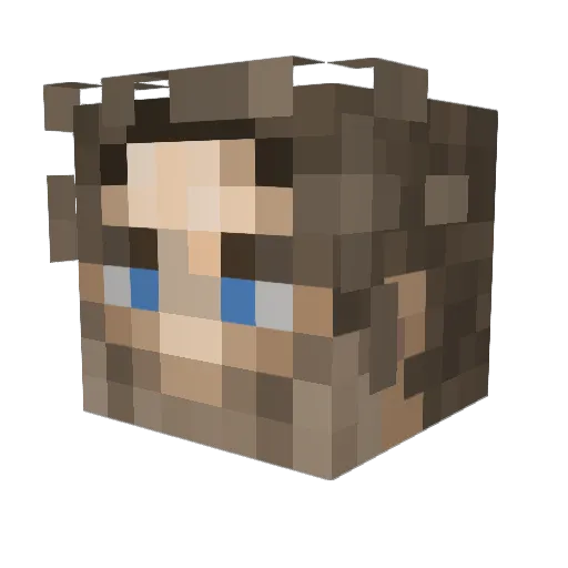 goofy_ape Minecraft avatar head, 3D render