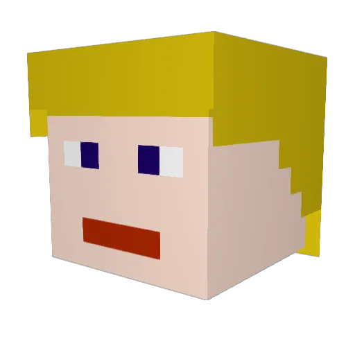 goofydogman22 Minecraft avatar head, 3D render