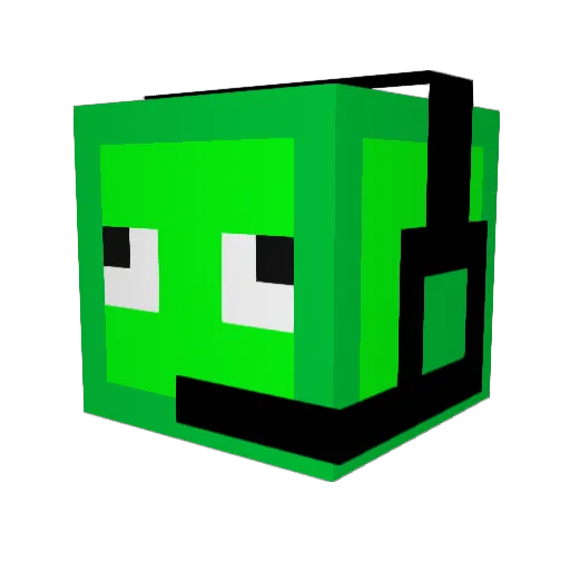 goofygreen123 Minecraft avatar head, 3D render