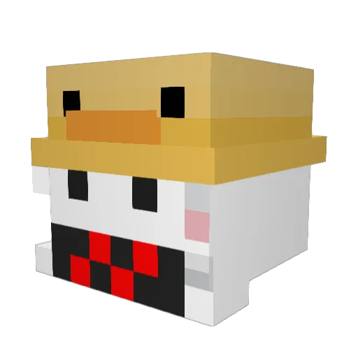goofylut01 Minecraft avatar head, 3D render