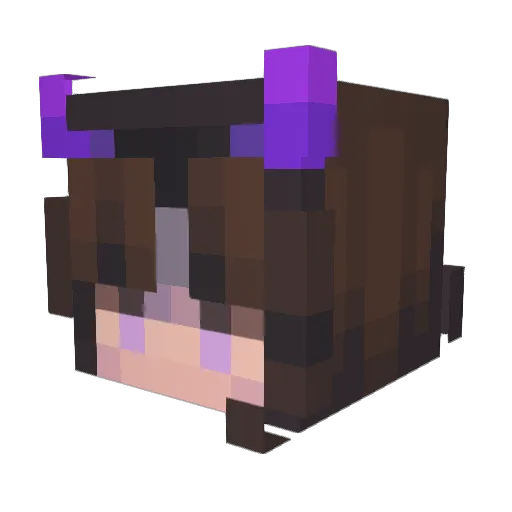 googaz Minecraft avatar head, 3D render