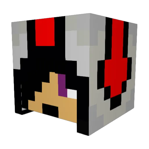 google1315 Minecraft avatar head, 3D render