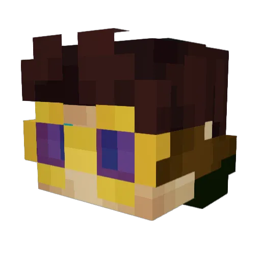 googlik123 Minecraft avatar head, 3D render