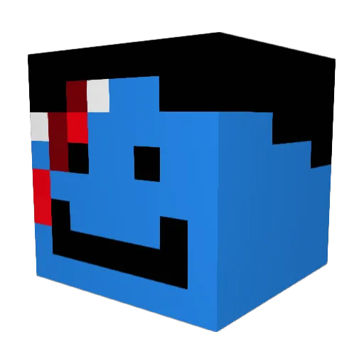 googoorilla3 Minecraft avatar head, 3D render