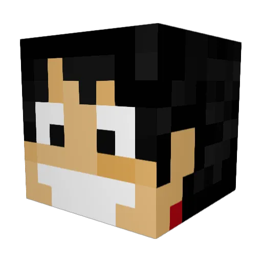 goombah__ Minecraft avatar head, 3D render