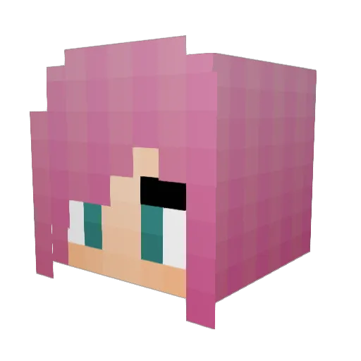 goon_craft Minecraft avatar head, 3D render