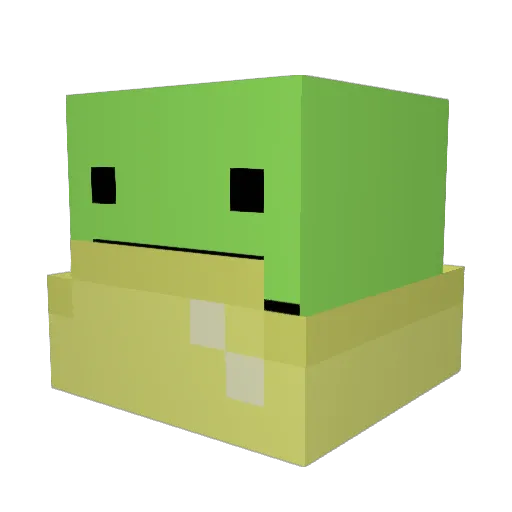 goonbug1 Minecraft avatar head, 3D render