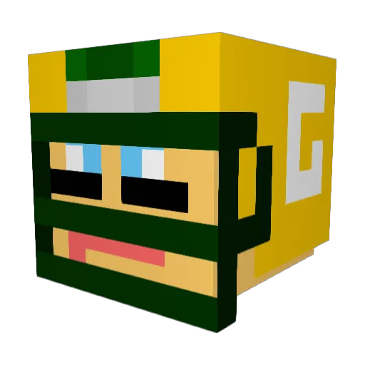 goonchild Minecraft avatar head, 3D render