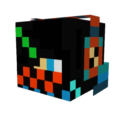gooner11 Minecraft avatar head, 3D render
