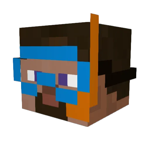 goonies77 Minecraft avatar head, 3D render