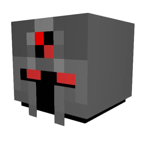 goonine Minecraft avatar head, 3D render