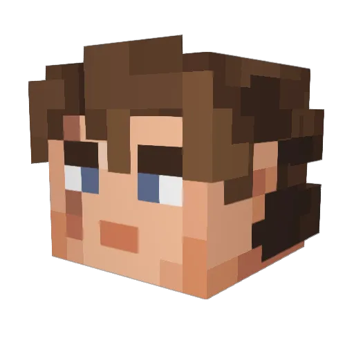 goonmaster1982 Minecraft avatar head, 3D render