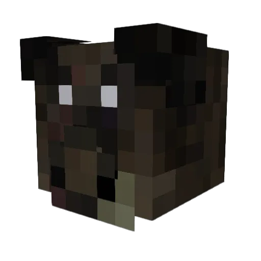 goooce Minecraft avatar head, 3D render