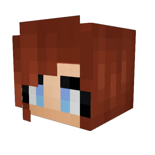 gooodday Minecraft avatar head, 3D render