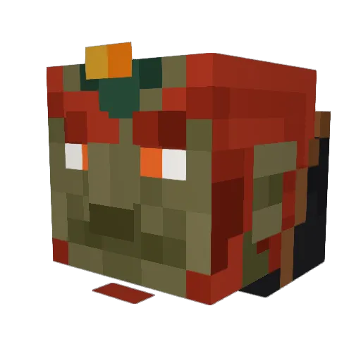 gooooooogy Minecraft avatar head, 3D render