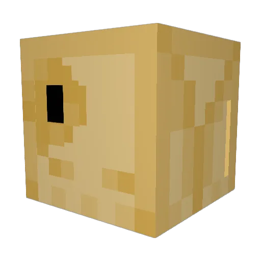 gooop2 Minecraft avatar head, 3D render