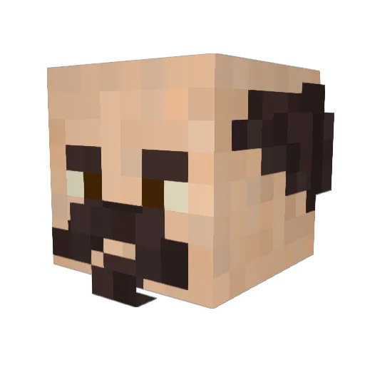 gooos3 Minecraft avatar head, 3D render