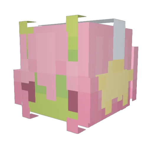 goopertt Minecraft avatar head, 3D render
