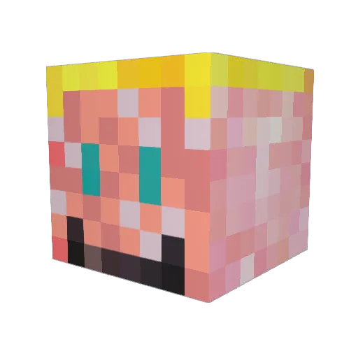 goopey7 Minecraft avatar head, 3D render