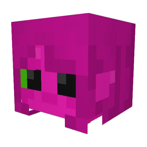 gooptacular Minecraft avatar head, 3D render