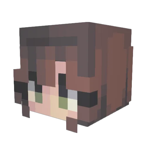 goopygumbo Minecraft avatar head, 3D render