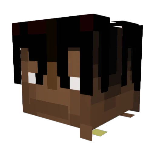 goose_chunks Minecraft avatar head, 3D render