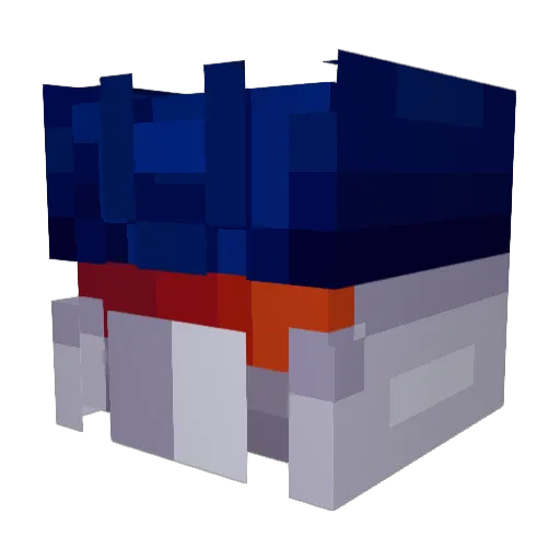 goose_the_rock Minecraft avatar head, 3D render