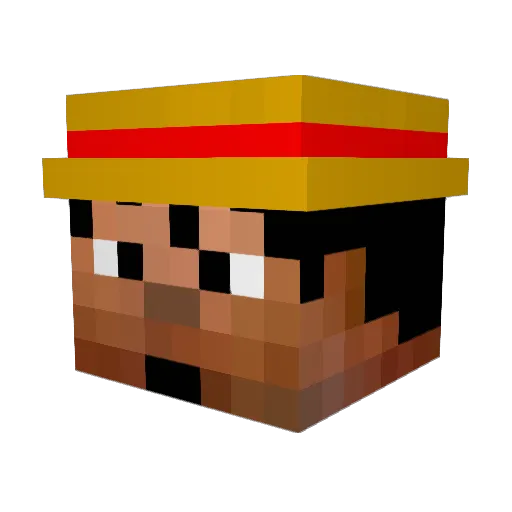 goosecheese Minecraft avatar head, 3D render