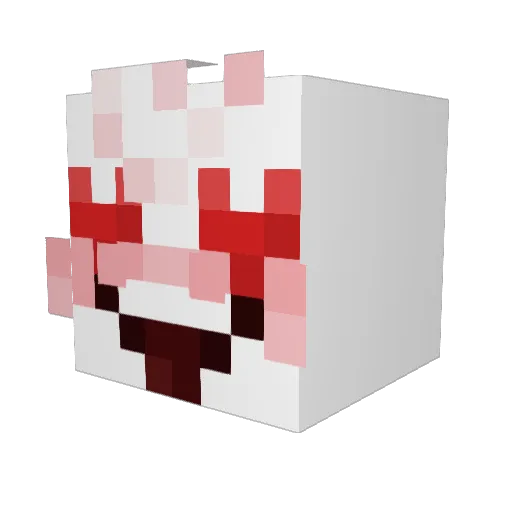 gooseenby Minecraft avatar head, 3D render
