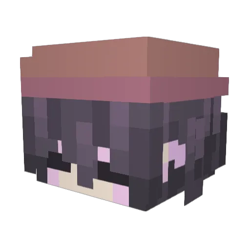 goosefeatherz Minecraft avatar head, 3D render