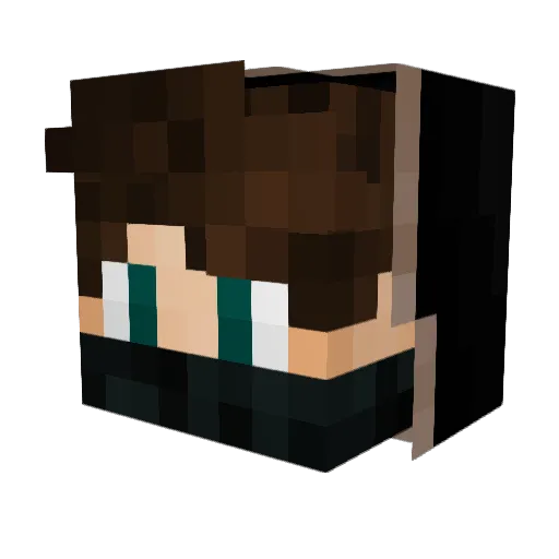 goosejuize Minecraft avatar head, 3D render