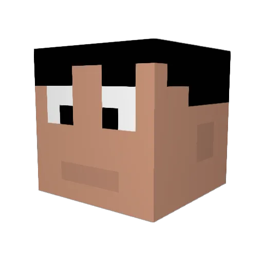 gopeto51 Minecraft avatar head, 3D render