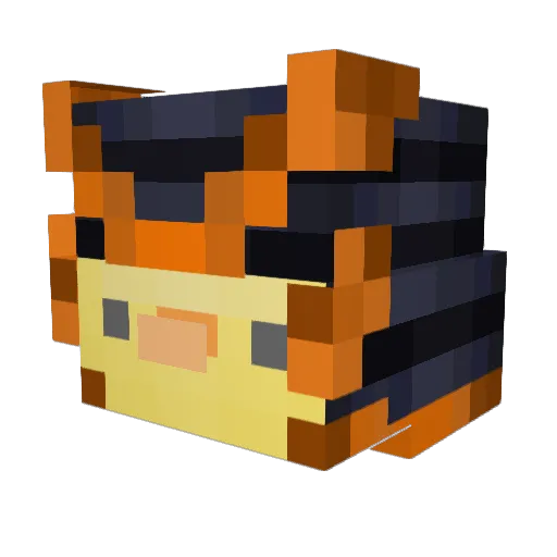 goprohero56 Minecraft avatar head, 3D render