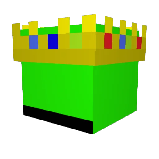 gora6de Minecraft avatar head, 3D render