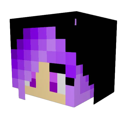 goramor Minecraft avatar head, 3D render