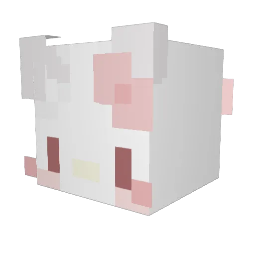 gorbls Minecraft avatar head, 3D render