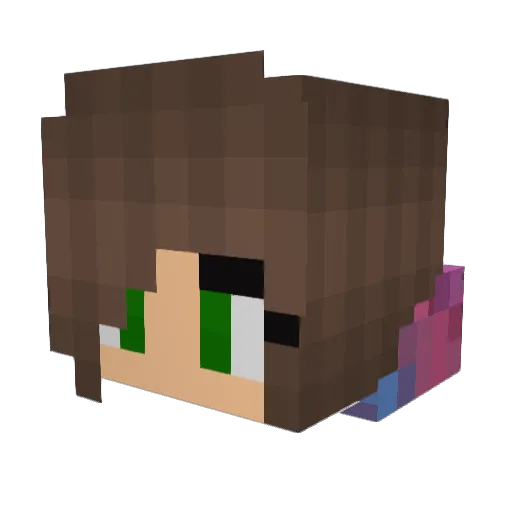 gordaay_THEBOSS Minecraft avatar head, 3D render