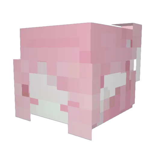 gordette Minecraft avatar head, 3D render