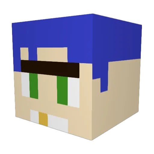 gorditogamer03 Minecraft avatar head, 3D render