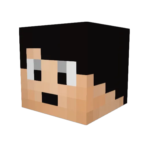 gordon_cz Minecraft avatar head, 3D render