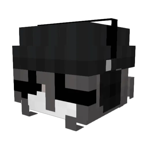gorecandy Minecraft avatar head, 3D render