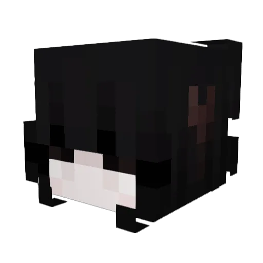 gorefame Minecraft avatar head, 3D render