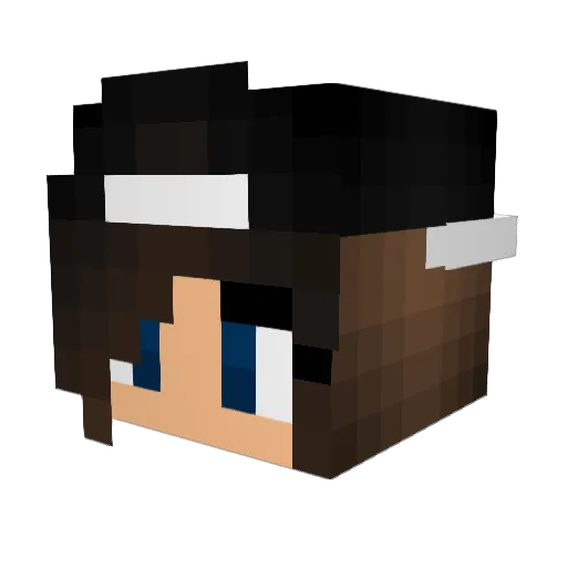 gorgeous_gurl_22 Minecraft avatar head, 3D render