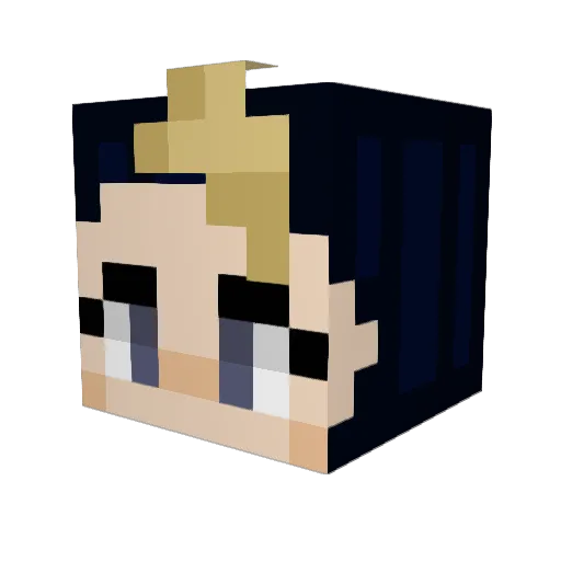 gorigorira Minecraft avatar head, 3D render