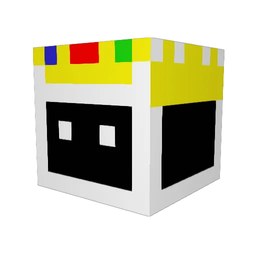 gorirapa Minecraft avatar head, 3D render